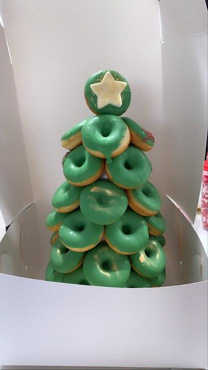 Christmas Donut Towers