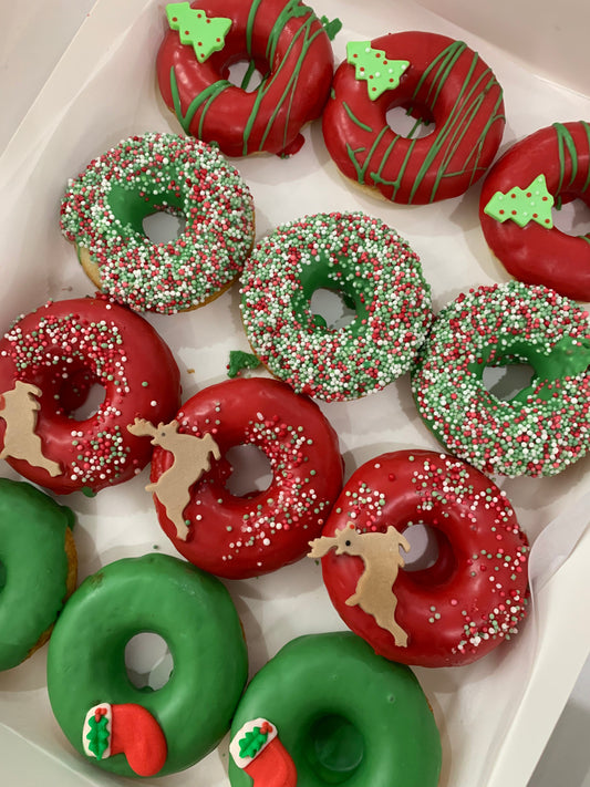 Christmas Donut Boxes (per dozen)